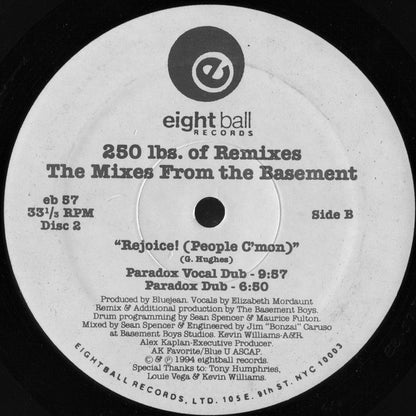 250 Lbs. Of Blue : 250 Lbs. Of Remixes (The Mixes From The Basement) (2x12")