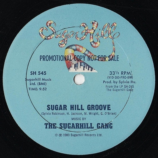 Sugarhill Gang : Rapper's Reprise (Jam-Jam) / Sugar Hill Groove (12", Promo)