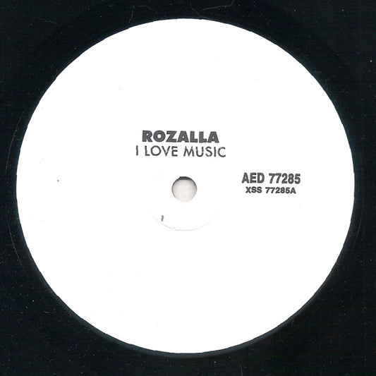 Rozalla : I Love Music (12", TP, W/Lbl)