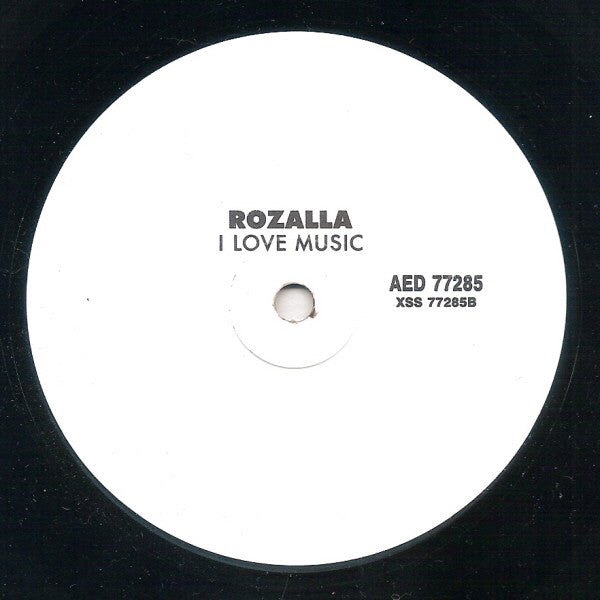 Rozalla : I Love Music (12", TP, W/Lbl)