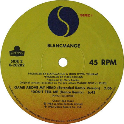 Blancmange : That's Love, That It Is (12", Maxi)