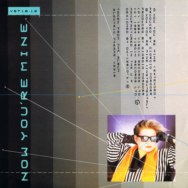 Giorgio Moroder With Helen Terry : Now You're Mine (12", Single)