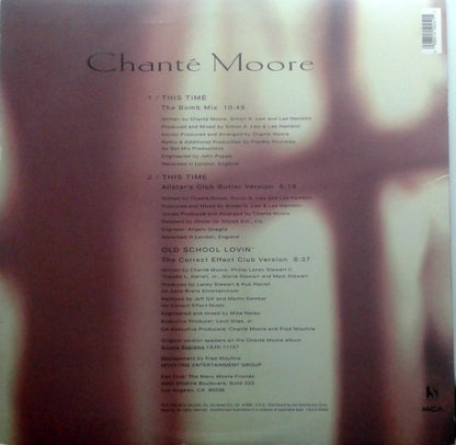 Chanté Moore : This Time / Old School Lovin' (12")