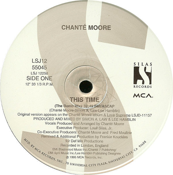Chanté Moore : This Time / Old School Lovin' (12")