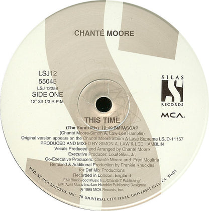 Chanté Moore : This Time / Old School Lovin' (12")
