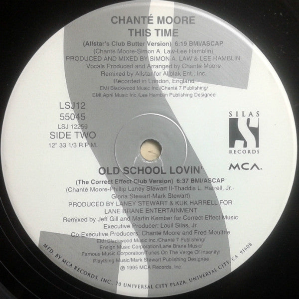 Chanté Moore : This Time / Old School Lovin' (12")