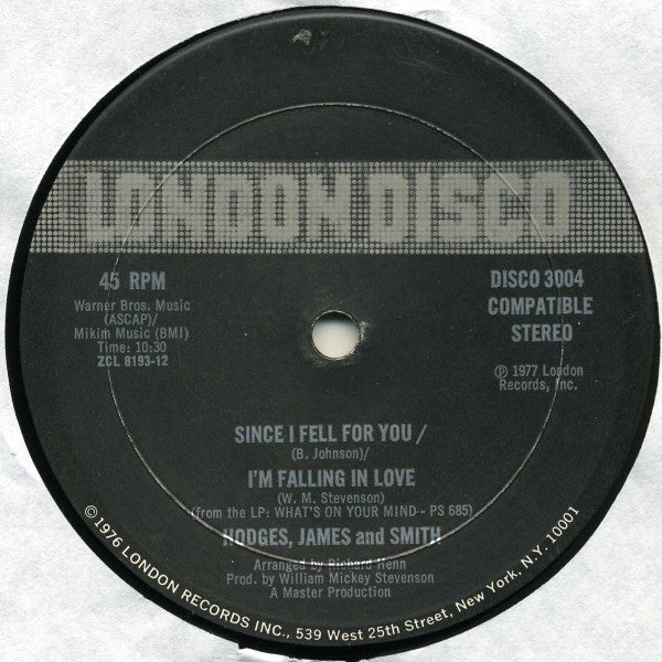 Hodges, James And Smith : Don't Take Away Your Love / Since I Fell For You/I'm Falling In Love (12")