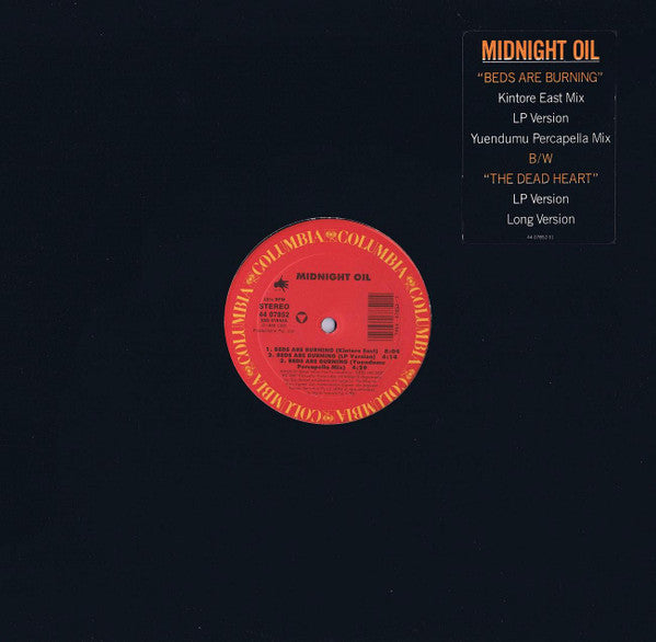 Midnight Oil : Beds Are Burning / The Dead Heart (12")