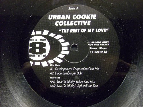Urban Cookie Collective : Rest Of My Love (12", Promo)