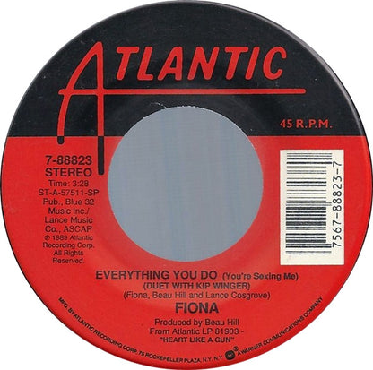 Fiona (4) With Kip Winger : Everything You Do (You're Sexing Me) (7")