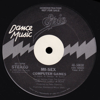 Mi-Sex : Computer Games (12", Promo)