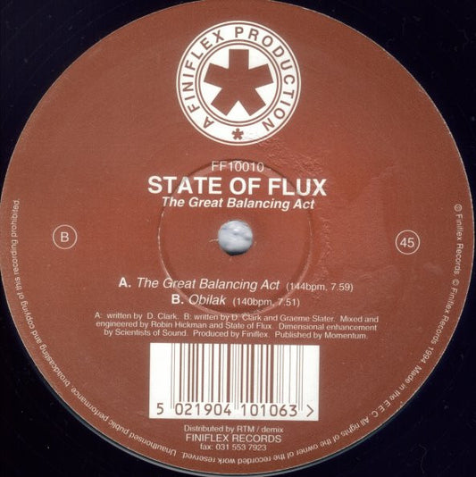 State Of Flux : The Great Balancing Act (12")
