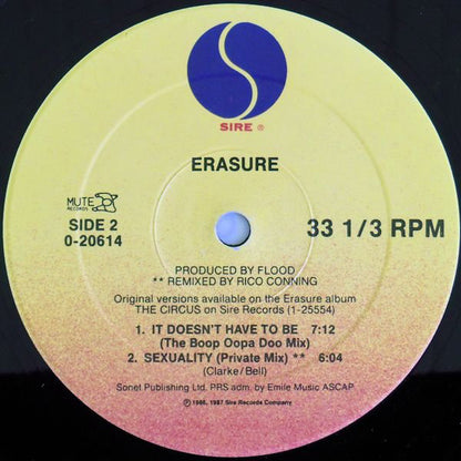 Erasure : Sometimes (12", Maxi, All)