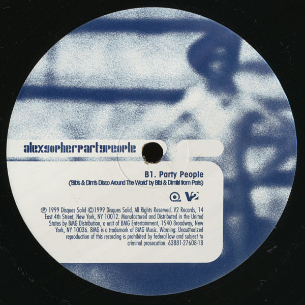 Alex Gopher : Party People (12")