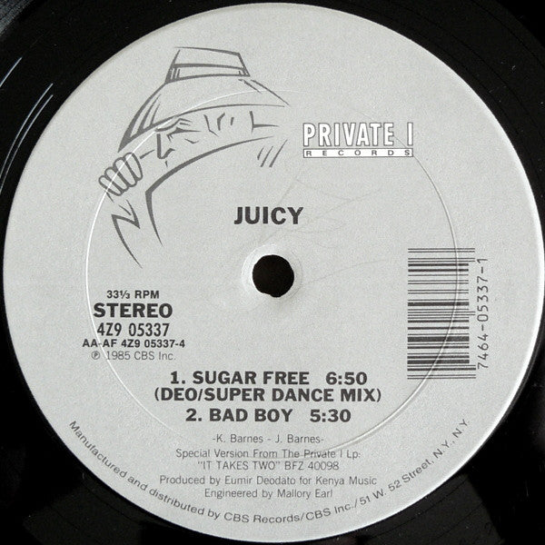 Juicy : Sugar Free (12", Pit)