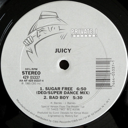 Juicy : Sugar Free (12", Pit)