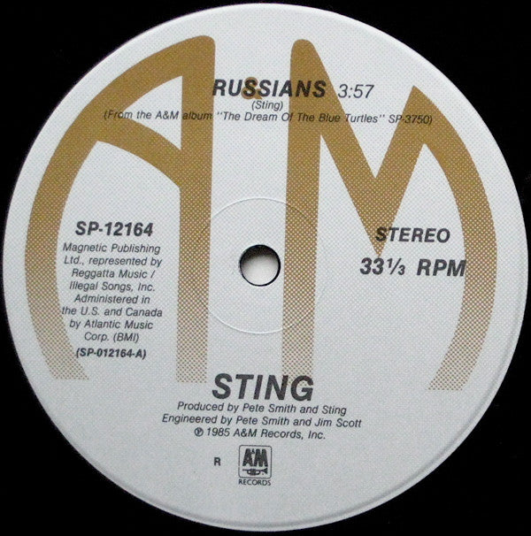 Sting : Russians (12", Single)