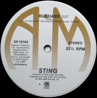 Sting : Russians (12", Single)