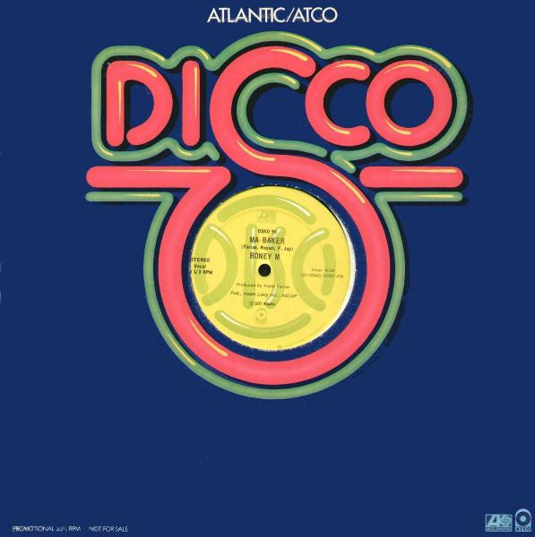 Boney M* : Ma Baker (12", Promo)