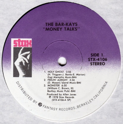 The Bar-Kays* : Money Talks (LP, Album)