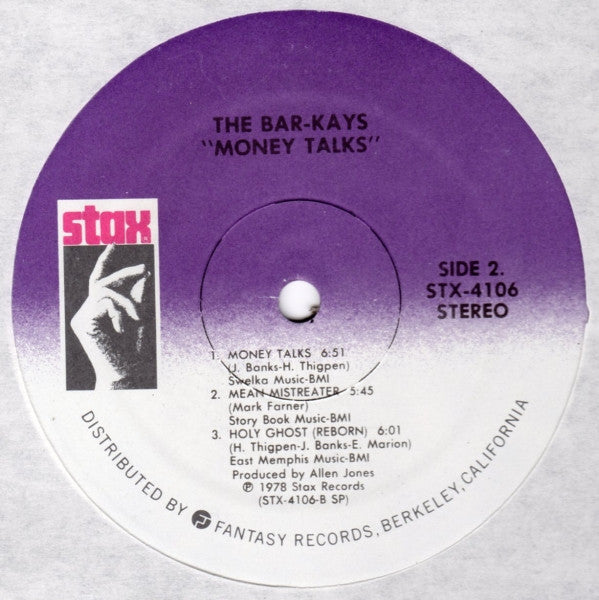 The Bar-Kays* : Money Talks (LP, Album)