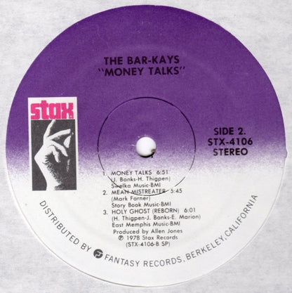The Bar-Kays* : Money Talks (LP, Album)