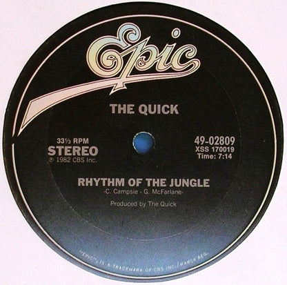 The Quick : Rhythm Of The Jungle (12", Single)
