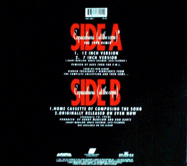 Barry Manilow : Copacabana (At The Copa) (The 1993 Remix) (12")