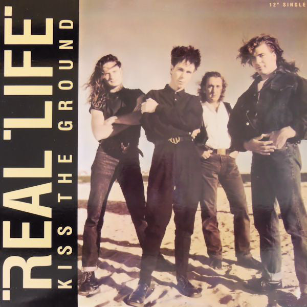 Real Life : Kiss The Ground (12", Single, Promo)
