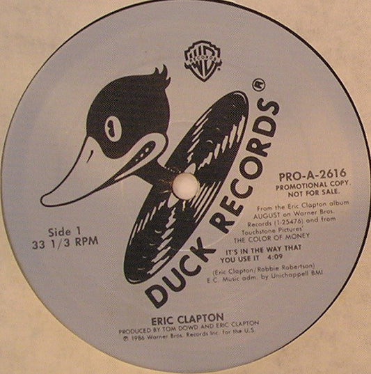Eric Clapton : It's In The Way That You Use It (12", Single, Promo)