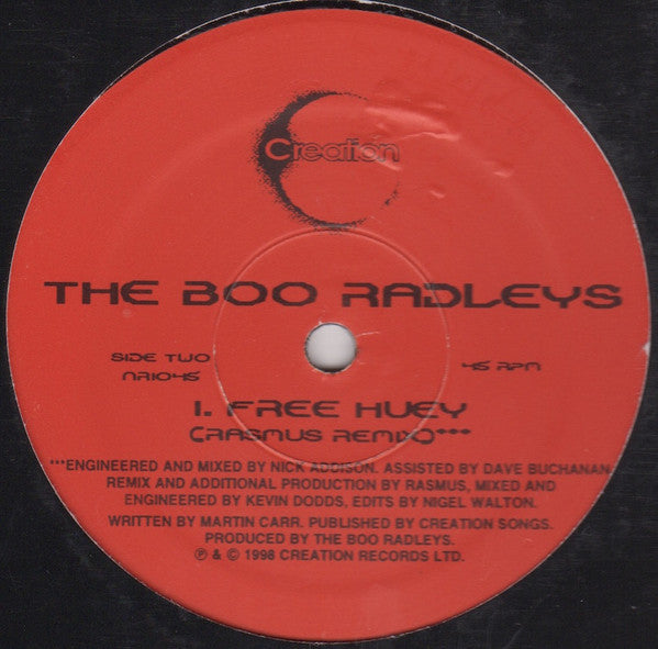 The Boo Radleys : Free Huey (12", Single)