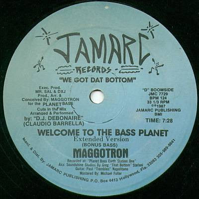 Maggotron : Welcome To The Planet Of Bass (12", Spl)