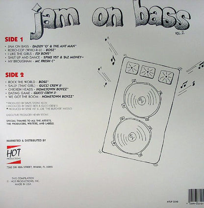 Various : Jam On Bass Vol. 2 (LP, Comp)