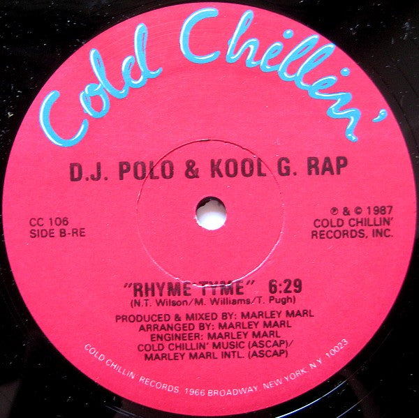 D.J. Polo & Kool G. Rapp* : Rikers Island / Rhyme Tyme (12")