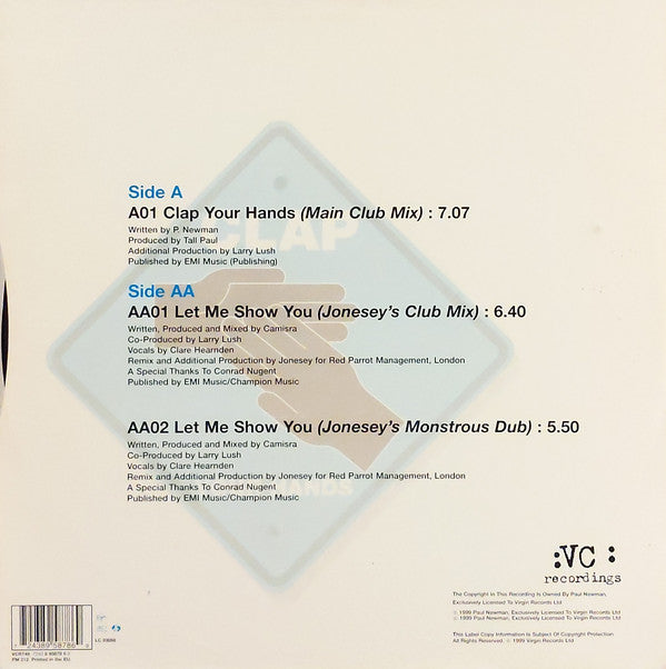 Camisra : Clap Your Hands (12")