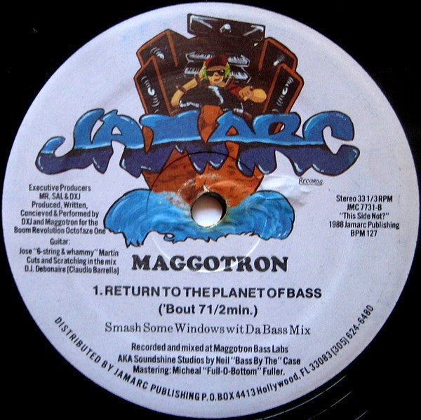 Maggotron : Return To The Planet Bass (12")