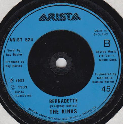 The Kinks : Don't Forget To Dance (7", Single, Blu)