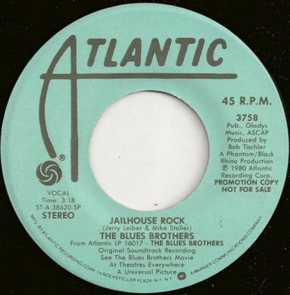 The Blues Brothers : Jailhouse Rock (7", Single, Promo)