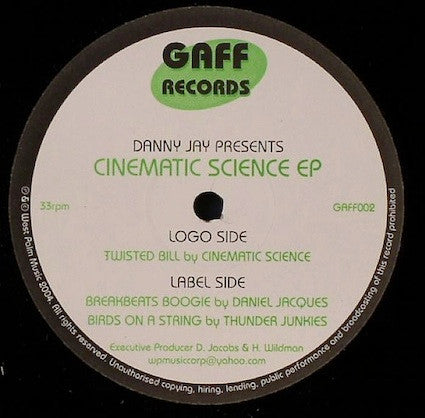 Danny Jay : Cinematic Science EP (12", EP)