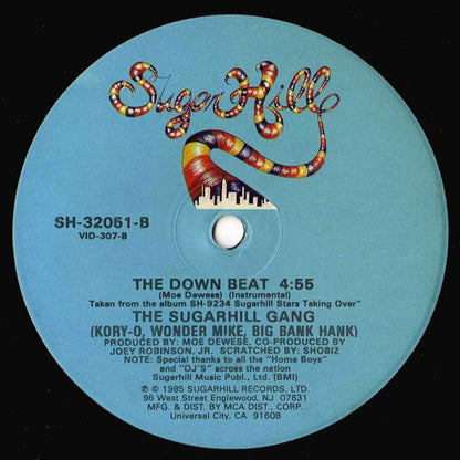 Sugarhill Gang : The Down Beat (12")