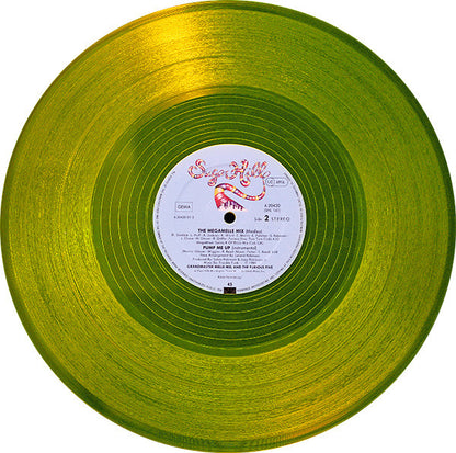 Grandmaster Melle Mel & The Furious Five : Pump Me Up (12", P/Mixed, Yel)