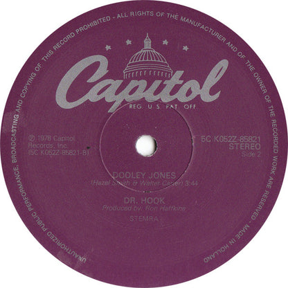 Dr. Hook : When You're In Love With A Beautiful Woman / Dooley Jones (12", Single)