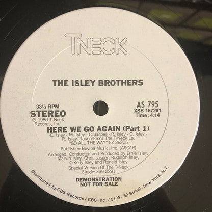 The Isley Brothers : Here We Go Again (12", Promo)