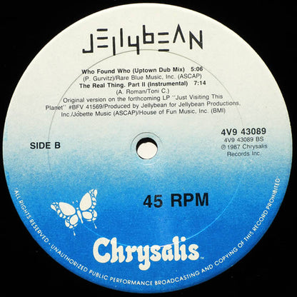 John "Jellybean" Benitez Featuring Elisa Fiorillo : Who Found Who (12")