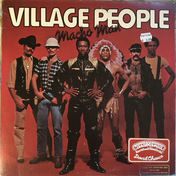 Village People : Macho Man (LP, Album, Promo)