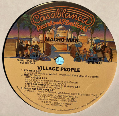 Village People : Macho Man (LP, Album, Promo)