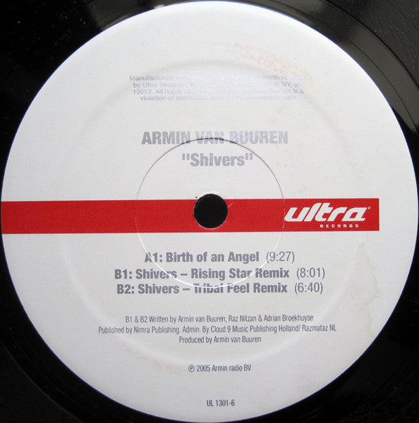 Armin van Buuren : Shivers (12")