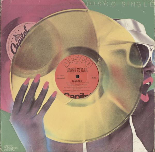 Tavares : Heaven Must Be Missing An Angel (12", Mono, Promo)
