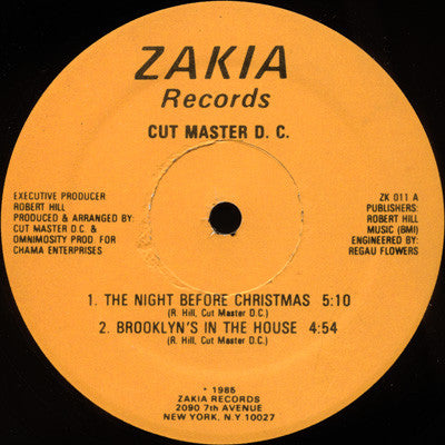 Cut Master D. C.* : The Night Before Christmas / Brooklyn's In The House (12")