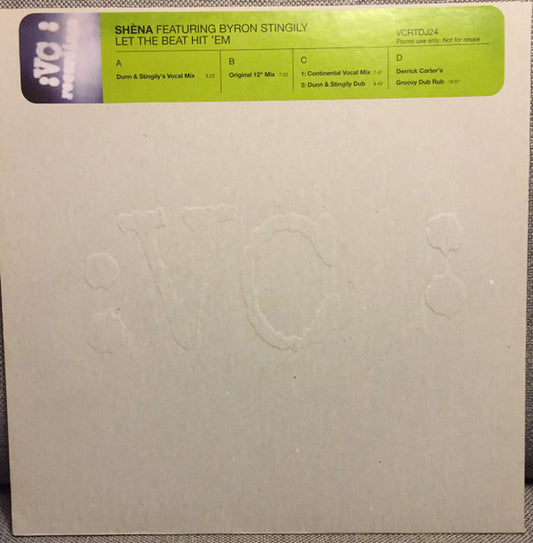 Shena Featuring Byron Stingily : Let The Beat Hit 'Em (2x12", Promo)